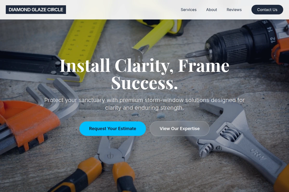 Storm-Window Home Repair