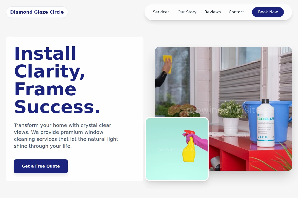 Bay-Window Window Cleaning