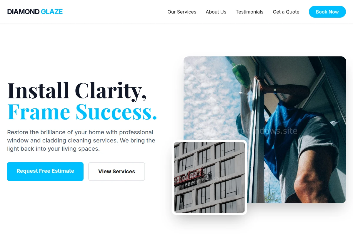 Cladding Window Cleaning